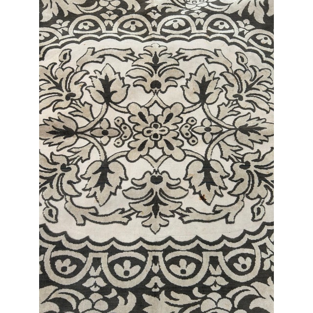Art Nouveau Art Nouveau Velvet Table Runner For Sale - Image 3 of 6