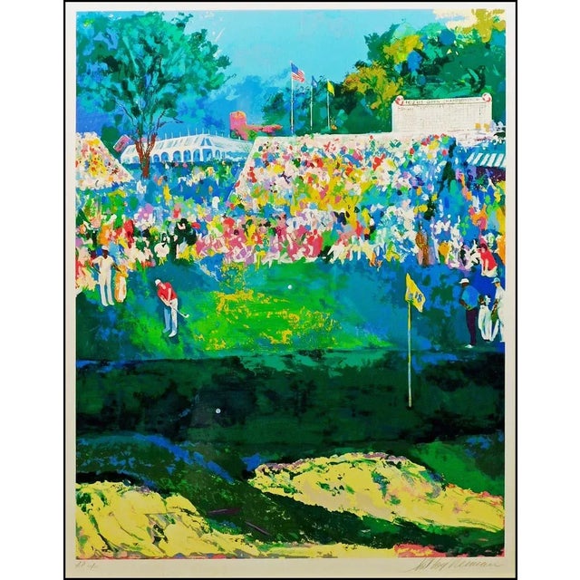 "Bethpage Black Course" By LeRoy Neiman Hand Signed by the Artist Edition Number: AP12/70 (Artist Proof) Limited edition...