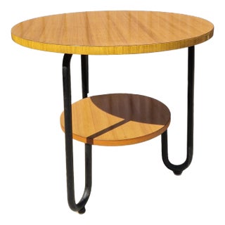 Bauhaus Rationalist Loop Coffee Table, 1940s For Sale
