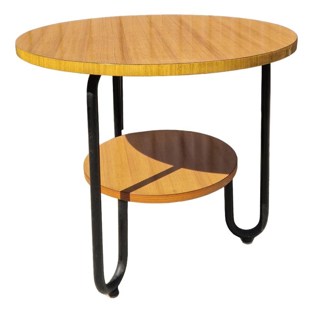 Bauhaus Rationalist Loop Coffee Table, 1940s For Sale