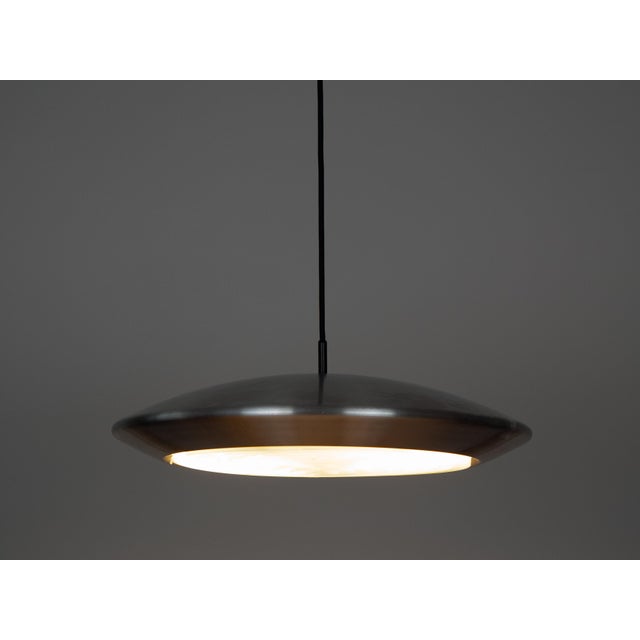 Fog & Mørup Vintage Danish Diskos Pendant Lamp by Jo Hammerborg for Fog and Morup, 1965 For Sale - Image 4 of 13