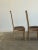Animal Skin Mid 20th Century Lacquered Ladder Back Chairs - Set of Four For Sale - Image 7 of 14