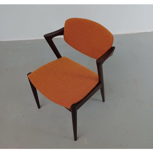Rosewood Dining Chairs by Kai Kristiansen for Andersen Møbelfabrik, Customizable Reupholstery, 1960s, Set of 8 For Sale - Image 9 of 17