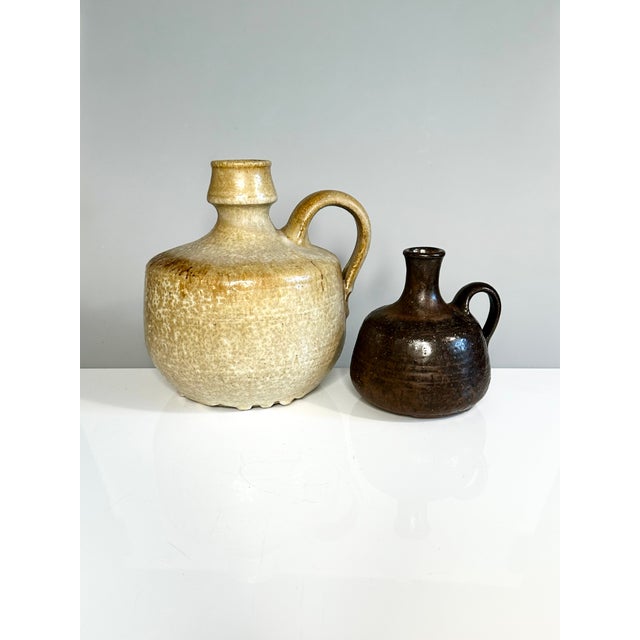 Hand-Thrown Studio Ceramic Vases by Rudi Stahl, Germany, 1970s, Set of 2 For Sale - Image 15 of 15