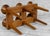 Mid-Century Danish Teak Sculptural Candelabra Candlestick Holder For Sale - Image 9 of 9