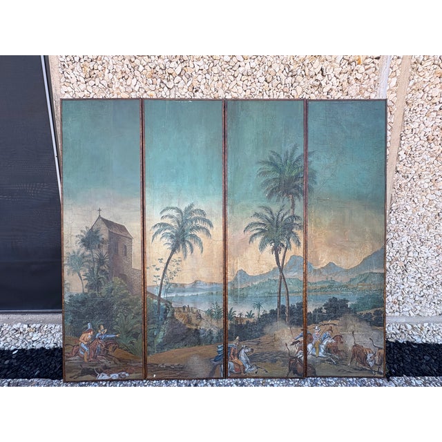 19th Century French Zuber Wallpaper Panels For Sale - Image 11 of 18