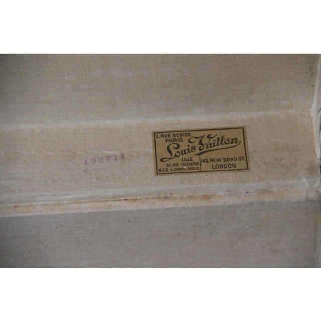 Car Trunk in Black Canvas from Louis Vuitton, 1920s For Sale - Image 15 of 18