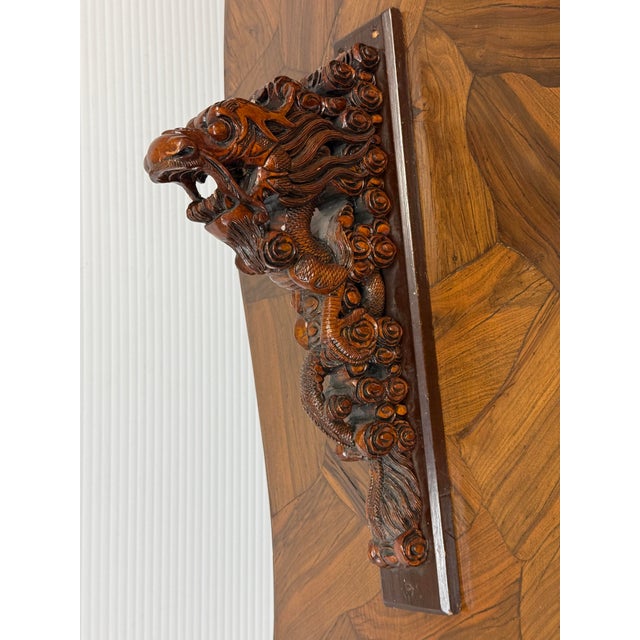 Hand Carved Dragon Sculpture For Sale In San Francisco - Image 6 of 11