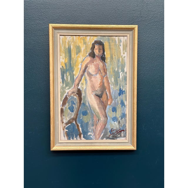 Sven Johansson, Nude Model Study, 1960s, Oil on Canvas, Framed For Sale - Image 8 of 14