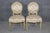 Pair French Louis XVI Style Painted Side Chairs For Sale - Image 4 of 13