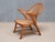 Vintage Armchair in Cherry Wood and Cane and Bouclé by Frits Schlegel, Denmark, 1940s For Sale - Image 11 of 15
