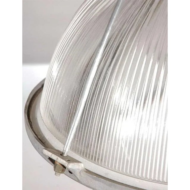Industrial Holophane Pendant Light Fixture For Sale - Image 4 of 8