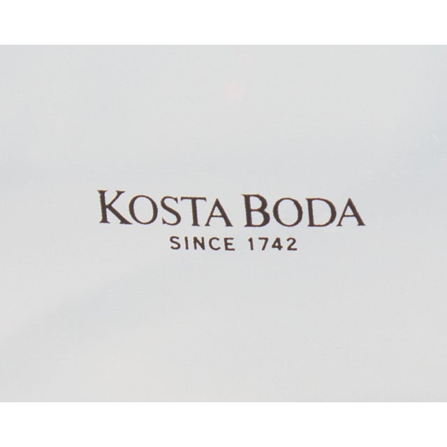 Blue Bertil Vallien Kosta Boda “Spirit” 40133 Glass Vase For Sale - Image 8 of 8