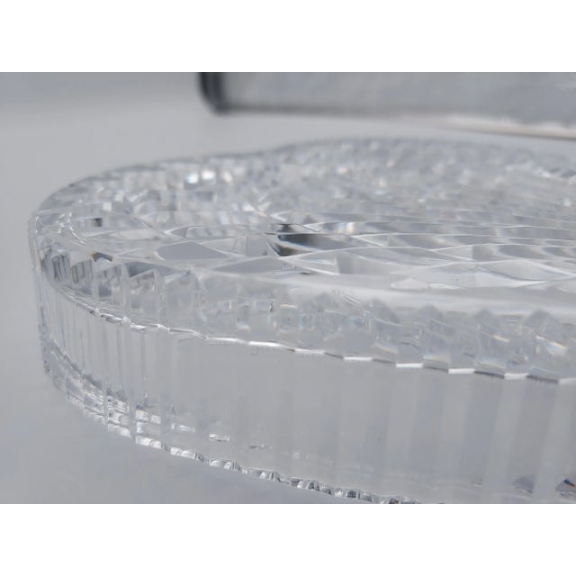 1990s Waterford Crystal Heart Tray For Sale In Atlanta - Image 6 of 6