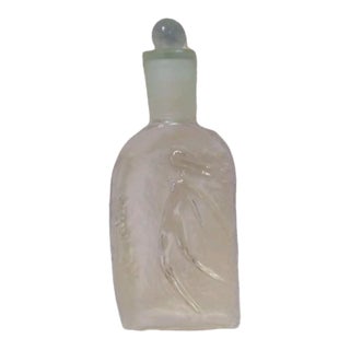 1990s Rochas Design House Vintage Crystal Bottle F'leur D' Eau Ice Cube Woman France Large Size 3.4oz For Sale