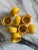 Vintage Italian Yellow Ceramic Napkin Rings - Set of 8 For Sale - Image 13 of 14
