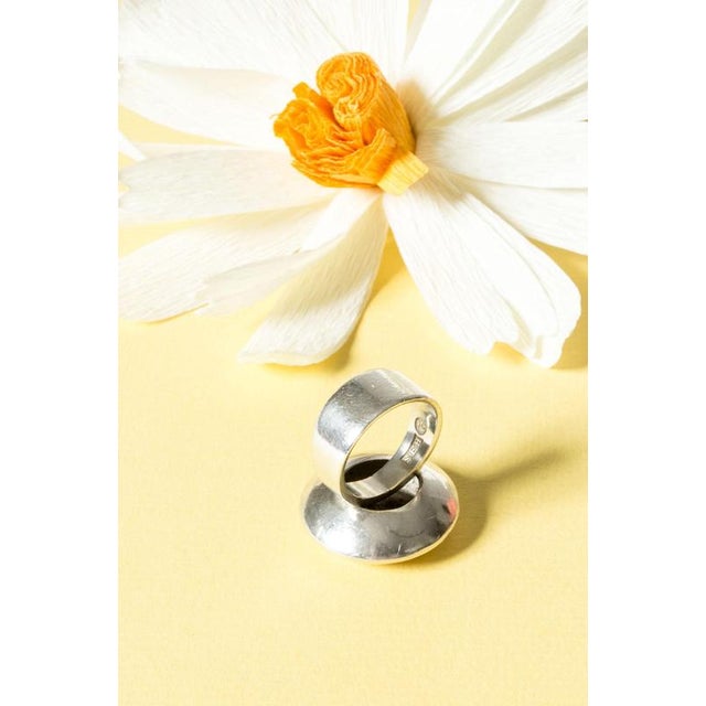 Silver Silver Ring from Sven-Erik Högberg, 1976 For Sale - Image 8 of 10