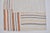 1950s Oushak White and Orange Stripe Kilim Runner For Sale - Image 9 of 10