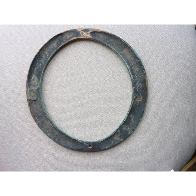 American 19th Century Antique Bronze Letter 'O' For Sale - Image 3 of 4