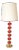 Swedish Modern Red Floor Lamp from Stilarmatur Tranås, 1960s For Sale