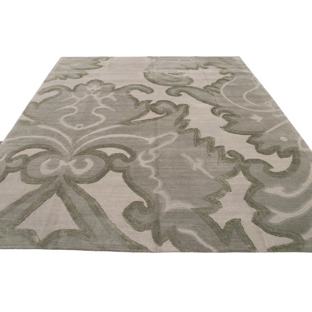 21st Century Contemporary Modern Tibetan Rug For Sale - Image 12 of 13