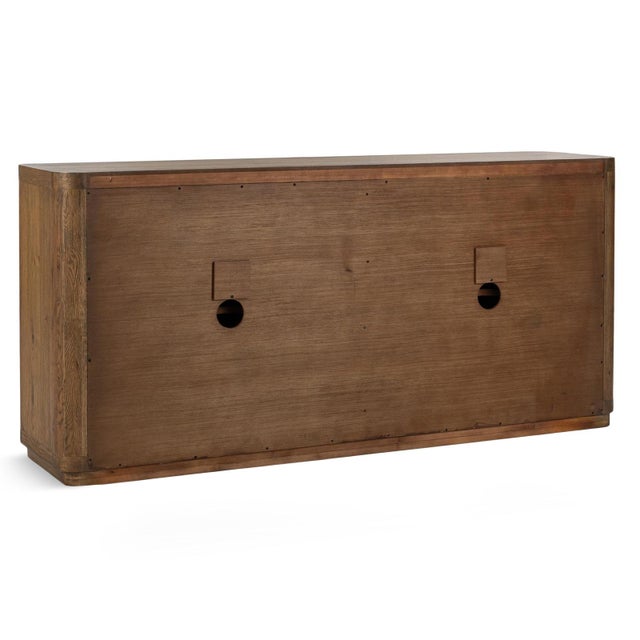 2020s Carson Oak Fluted Sideboard Credenza For Sale - Image 5 of 8