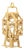 Antique Austrian 14k Gold Figural Ferris Wheel Charm for a Bracelet For Sale