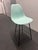 Herman Miller Eames Molded Plastic Counter Stool Turquoise Plastic Molded Shell Black 4-Leg Product DSHCX Retail $495.00...