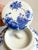 Vintage Chinese Floral Blue & White Qing Ginger Jar Pair With Lotus Petal Border For Sale In Los Angeles - Image 6 of 12