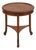 John Widdicomb Round Burl Wood Lamp Table For Sale
