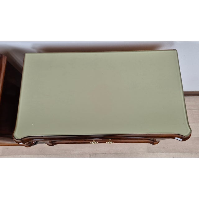 Art Deco Bedside Tables, Marche Region, 1940s, Set of 2 For Sale - Image 11 of 18