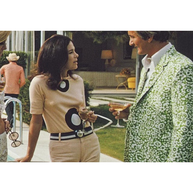 Slim Aarons, Poolside Party, 1970s / 2020s, Estate Print For Sale - Image 4 of 6