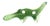 LALIQUE France Green KOMODO DRAGON SALAMANDER LIZARD CHAMELEON Crystal Figurine Measures is 7" L X 3" H X Width 2 1/2" In...