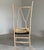 Tall Artist-Made Studio Craft Twig Chair + Woven Checkerboard Seat + Sheepskin For Sale - Image 17 of 17
