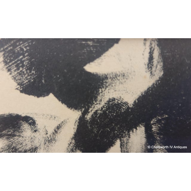 Pair of Framed Pablo Picasso Thumbprint Lithographic Originals ~ Paloma & Claude, 1960s For Sale - Image 15 of 15