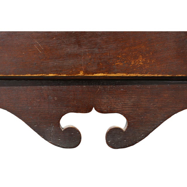 George II Oak Dresser Base For Sale In Boston - Image 6 of 12
