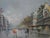 Impressionist 1970s Studio DeVity Italia Street of Paris Impressionist Signed Oil on Canvas For Sale - Image 3 of 16