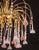 Brigitte Bardot, Pink and Transparent Murano Glass Flowers Chandelier, 1970s For Sale - Image 10 of 12