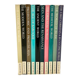 1960s Vintage 1st Edition “Landmarks of the World’s Art” Book Series, McGraw Hill - Set of 10. For Sale