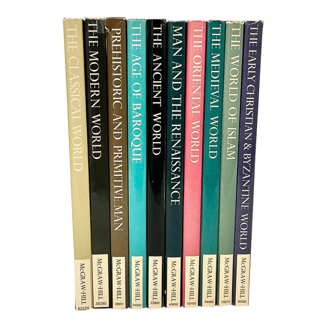 1960s Vintage 1st Edition “Landmarks of the World’s Art” Book Series, McGraw Hill - Set of 10. For Sale