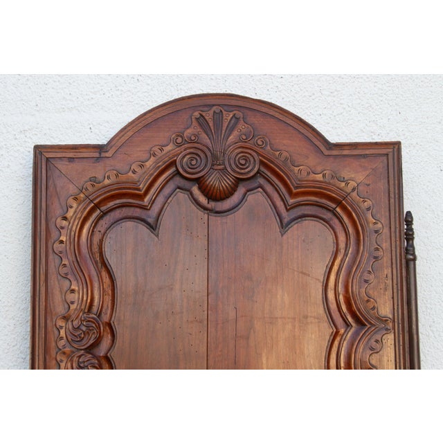 Mid-19th Century French Carved Walnut Door For Sale - Image 4 of 7