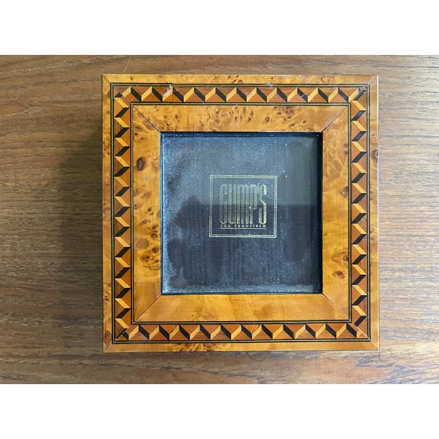 Gumps Gumps Department Store Italian Marquetry Photo Jewelry Box - Rare For Sale - Image 4 of 7