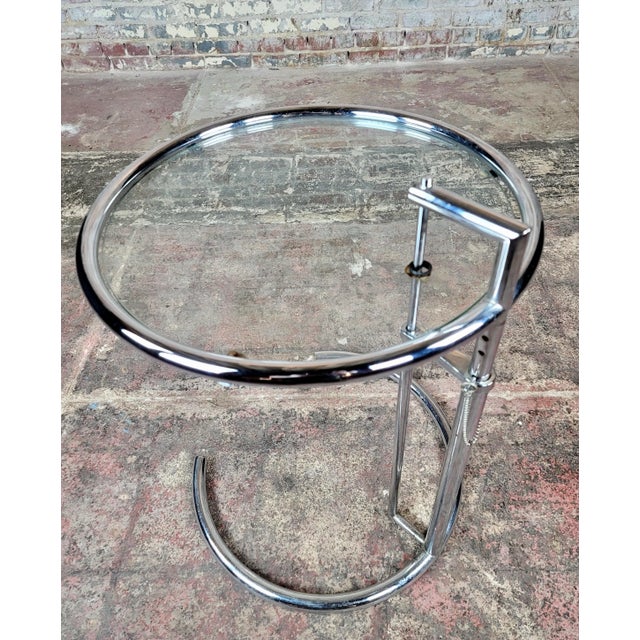 Eileen Gray’s 1960s Mid Century Modern Adjustable Table E 1027 For Sale - Image 4 of 12