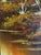Vintage Mid Century Impressionist Oil Painting of Fall Landscape For Sale - Image 4 of 7