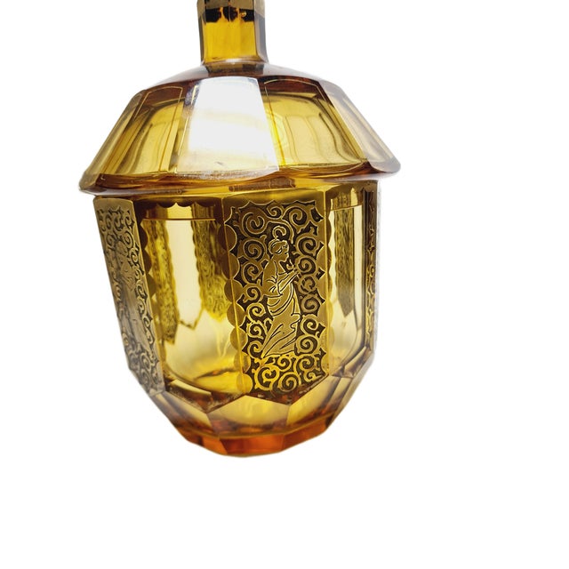 Art Deco Oroplastic Candyer from Moser, Czechoslovakia, 1930s For Sale - Image 5 of 18