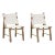 Cassie Cream Outdoor Dining Chair - Set of 2 For Sale