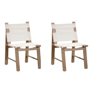 Cassie Cream Outdoor Dining Chair - Set of 2