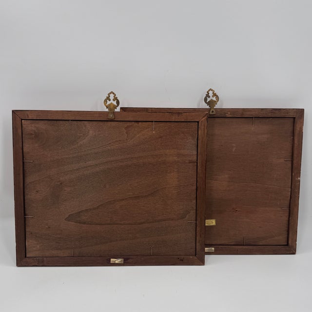 Pair of Italian Framed Antique Style Maps by Ethan Allen For Sale In Tampa - Image 6 of 12