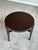 Baker Furniture Company Late 20th Century Baker Furniture Dark Wood Round Accent / Side Table For Sale - Image 4 of 6
