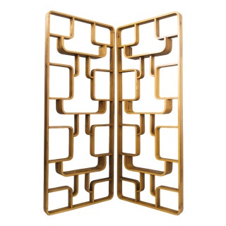 Sculptural Bentwood Room Dividers by Ludvik Volak, 1960s, Set of 2 For Sale